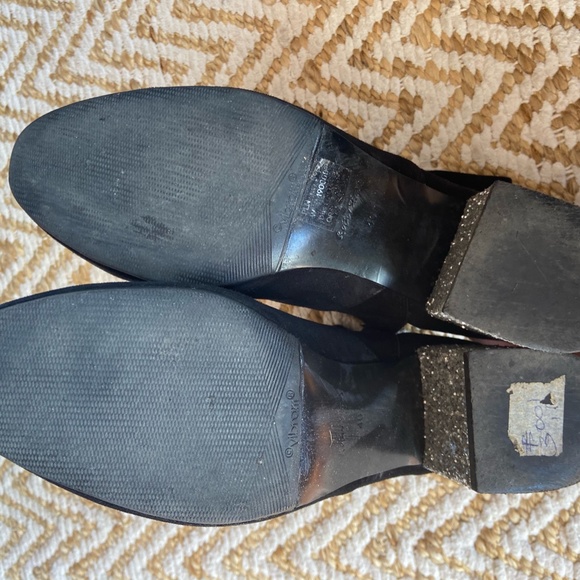 & Other Stories Glitter Star ankle boots suede 9.5 - Picture 15 of 16